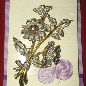 Beautiful flowers broach/Vintage